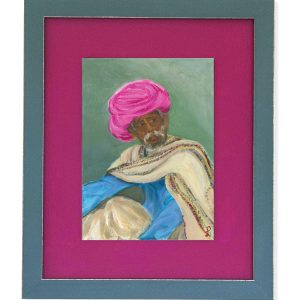 Looking in the distance (one) (framed)