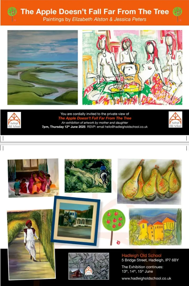 June art exhibition - Paintings Elizabeth Alston & Jessica Peters